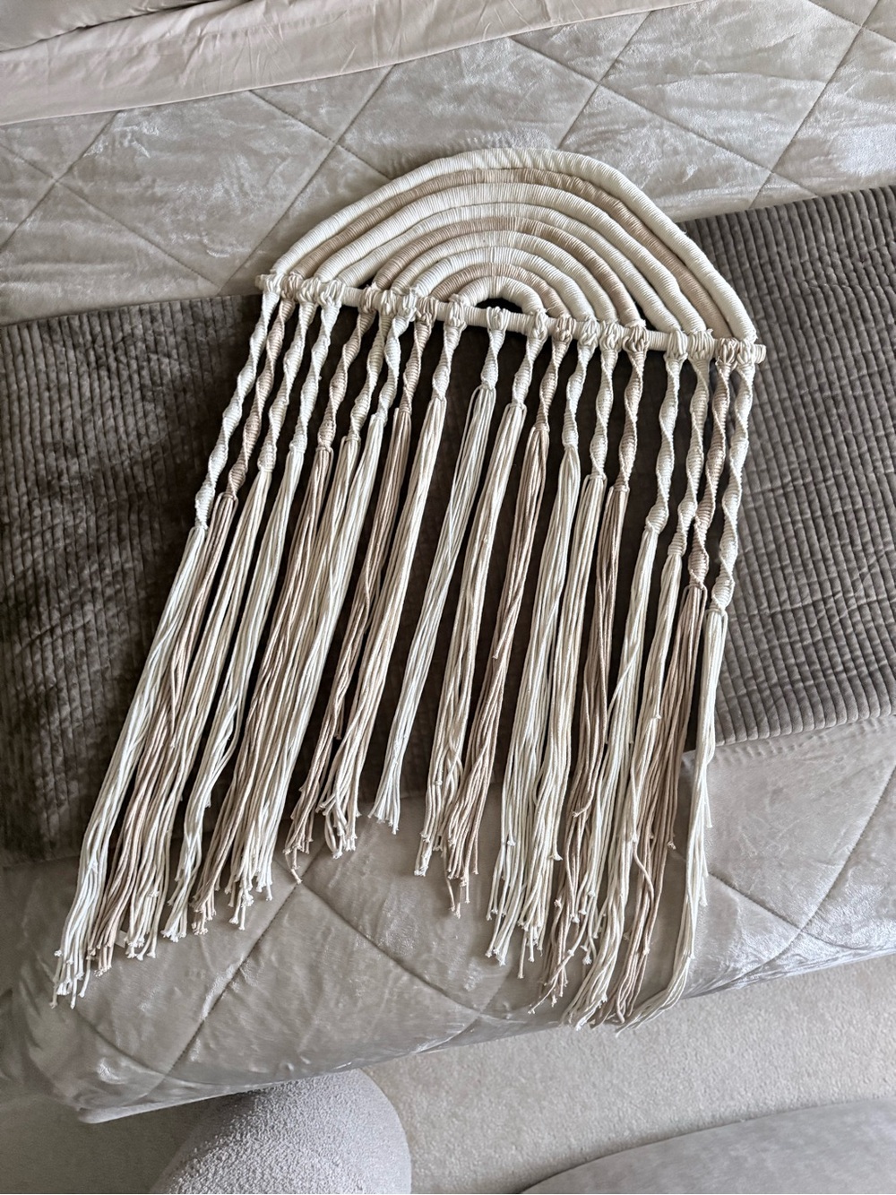 Urban Outfittlers Large Rainbow Macrame